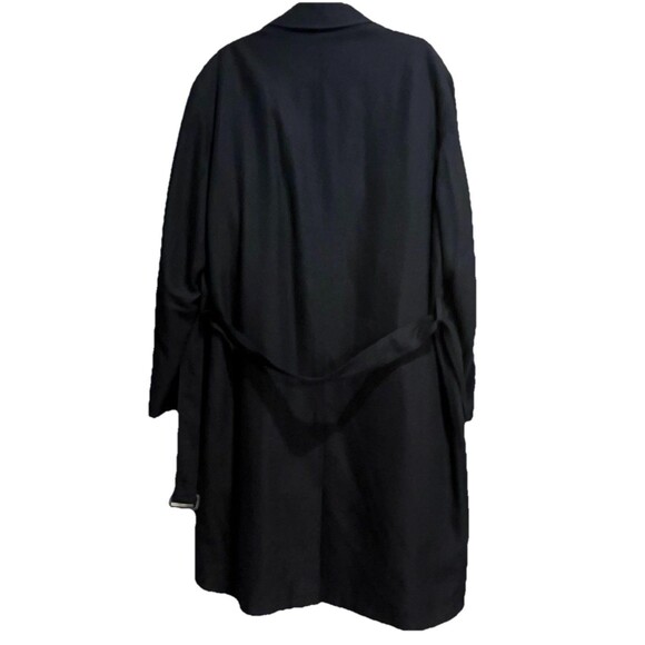Calvin Klein Men's Black Trench Coat 44 L Thermolite Removable Liner Model Blend - Picture 2 of 12